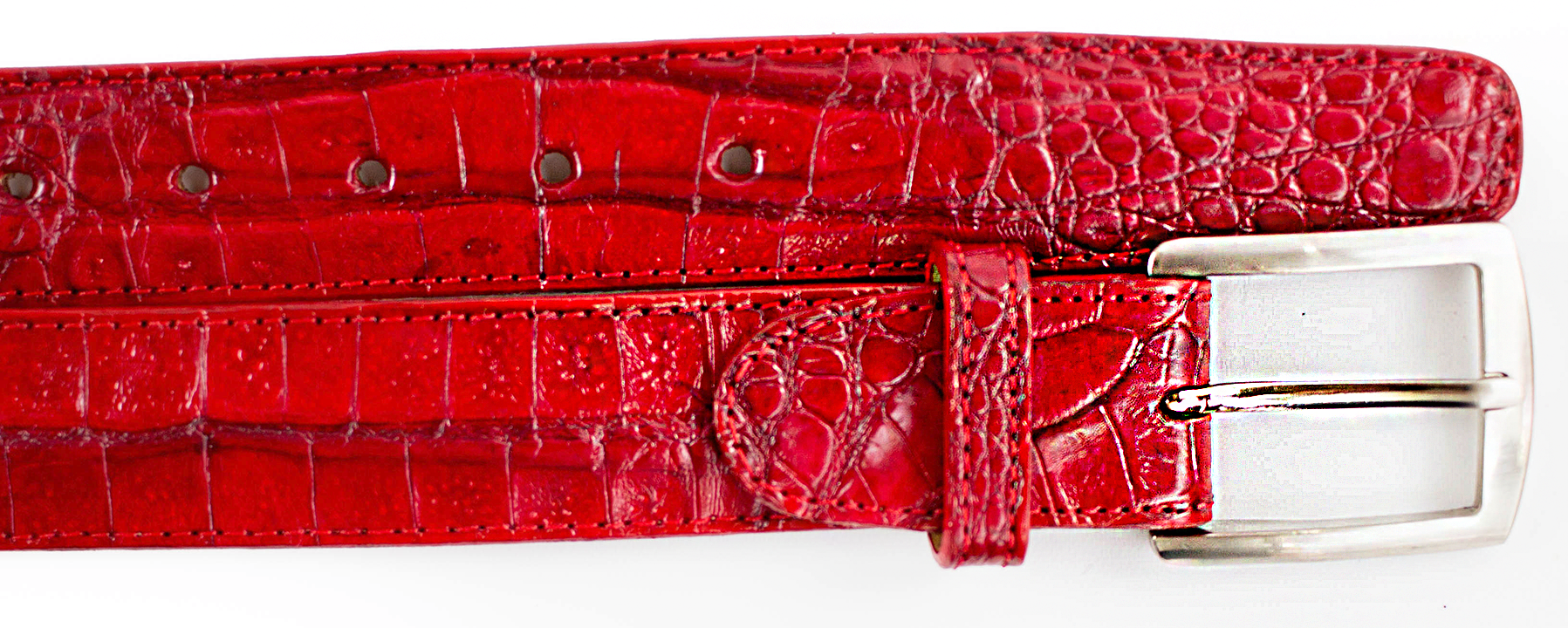 Red hot sale croc belt