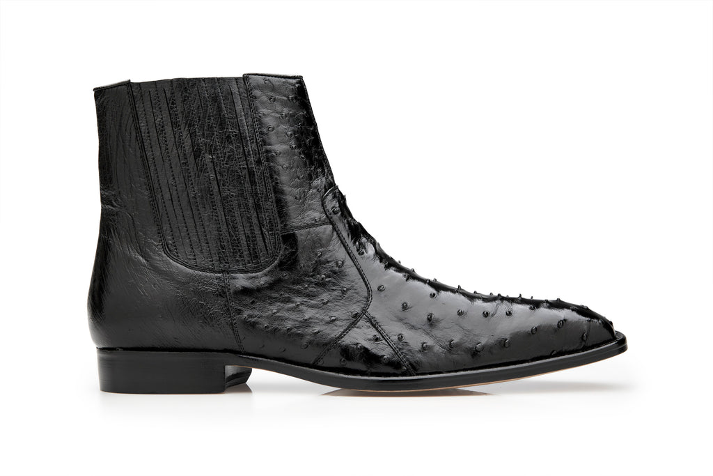 Stefano- Belvedere Shoes Alligator Ankle Boot